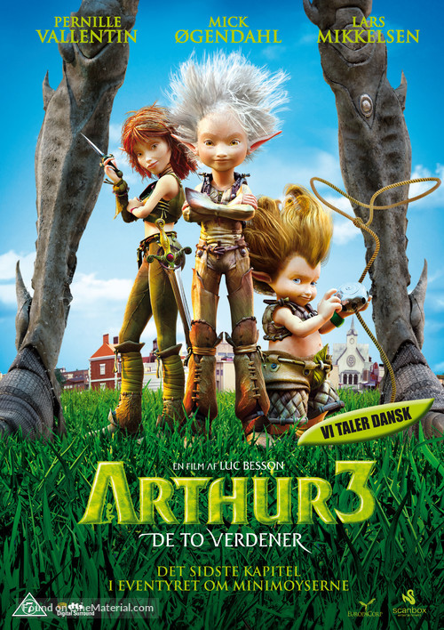 Arthur et la guerre des deux mondes - Danish DVD movie cover