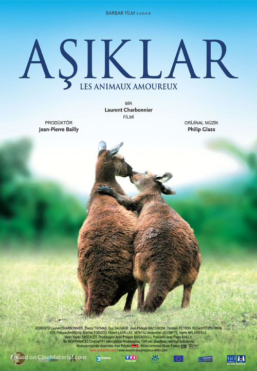 Les animaux amoureux - Turkish Movie Poster