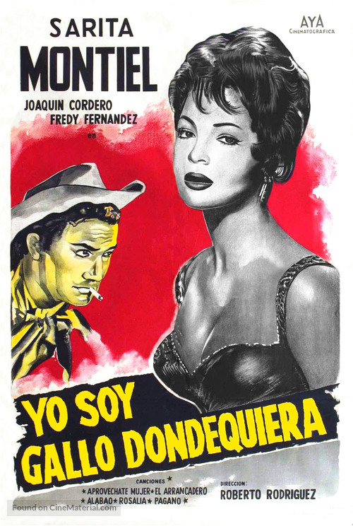 Yo soy gallo dondequiera!.. - Mexican Movie Poster