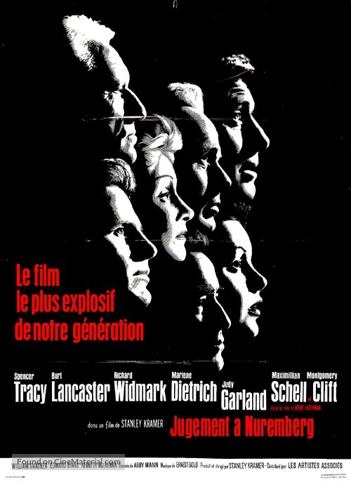 Judgment at Nuremberg - French Movie Poster