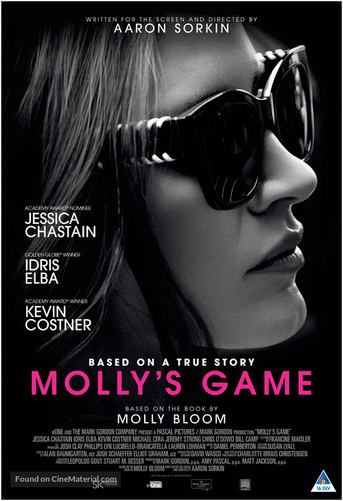 Molly&#039;s Game - South African Movie Poster