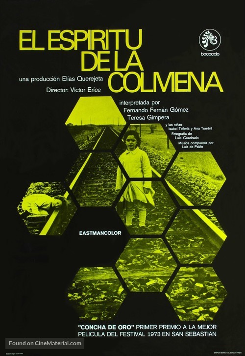 El esp&iacute;ritu de la colmena - Spanish Movie Poster