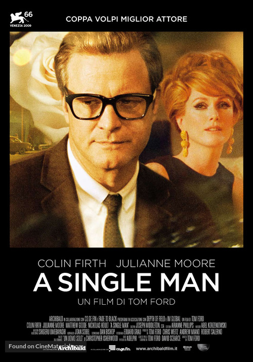 A Single Man - Italian Movie Poster