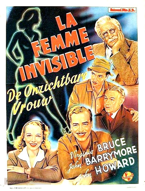 The Invisible Woman - Belgian Movie Poster