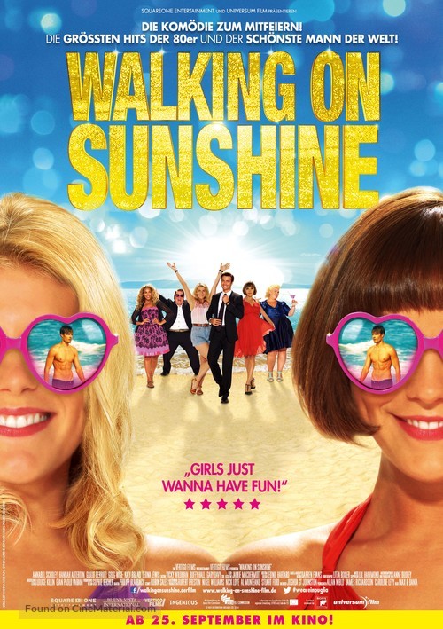 Walking on Sunshine - German Movie Poster