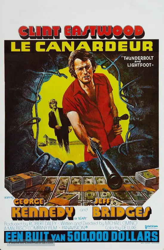 Thunderbolt And Lightfoot - Belgian Movie Poster