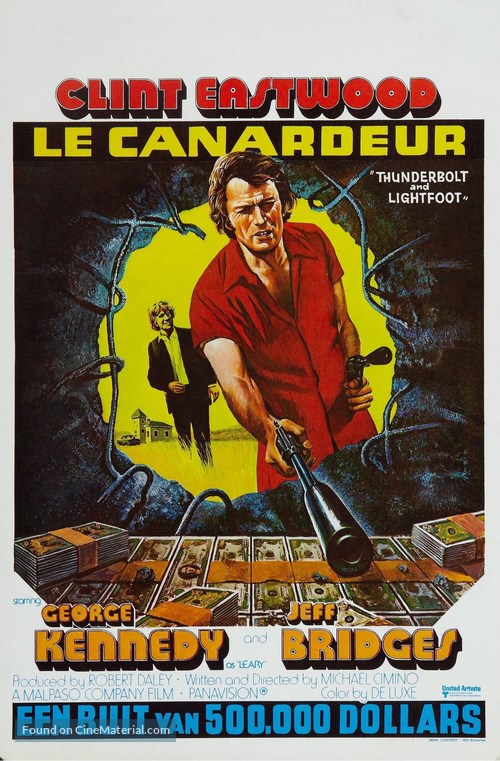Thunderbolt And Lightfoot - Belgian Movie Poster