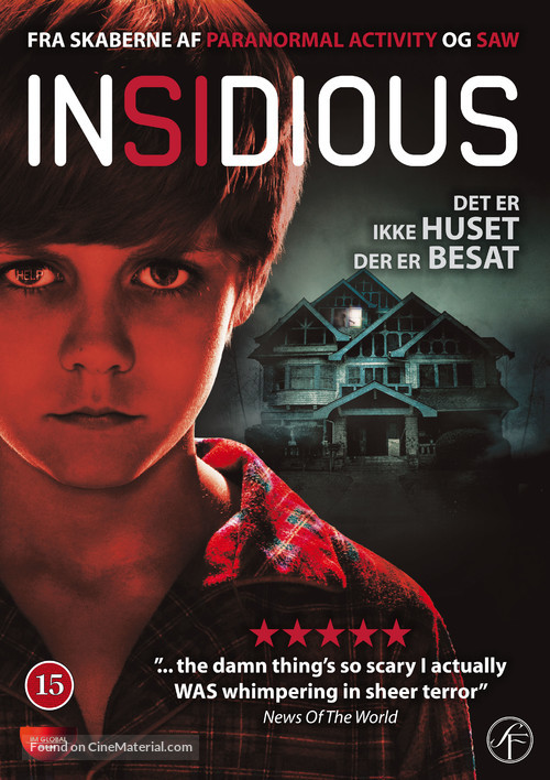 Insidious - Danish DVD movie cover