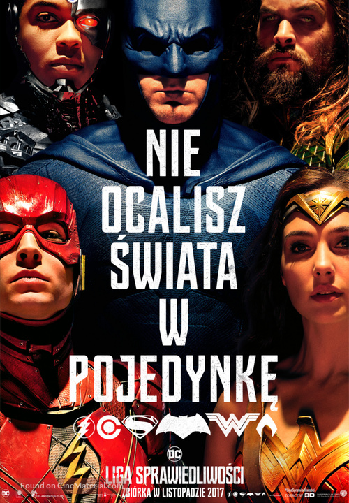 Justice League - Polish Movie Poster