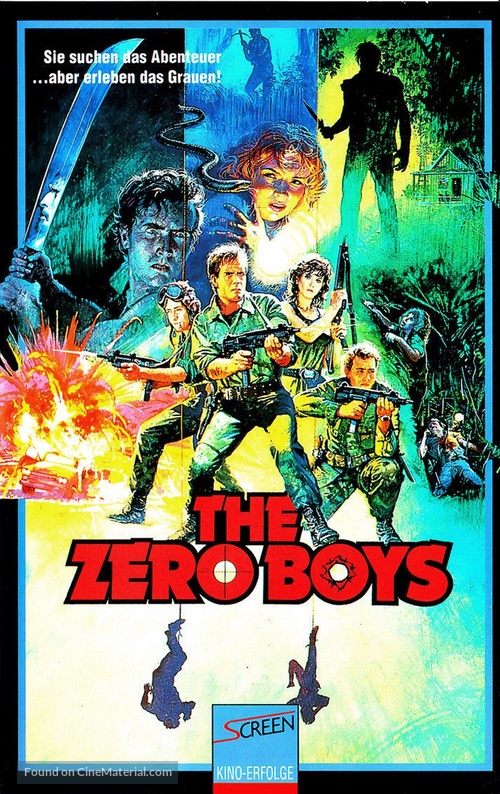 The Zero Boys - German VHS movie cover