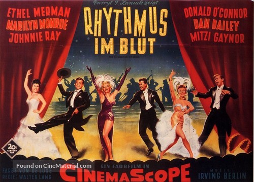 There&#039;s No Business Like Show Business - German Movie Poster