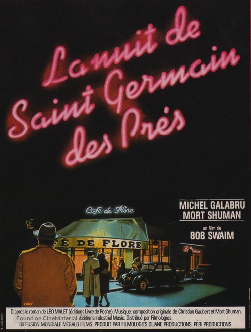 La nuit de Saint-Germain-des-Pr&eacute;s - French Movie Poster