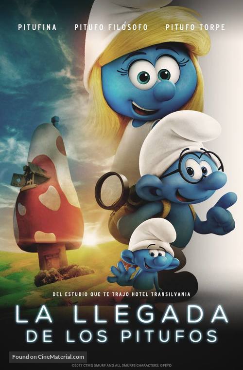 Smurfs: The Lost Village - Spanish Movie Poster