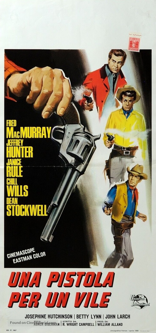 Gun for a Coward - Italian Movie Poster