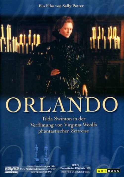 Orlando - German DVD movie cover