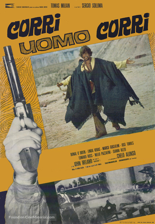 Corri uomo corri - Italian Movie Poster