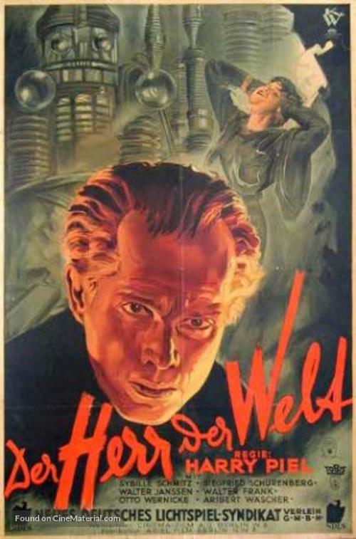 Der Herr der Welt - German Movie Poster