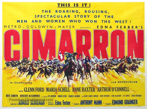 Cimarron - British Movie Poster