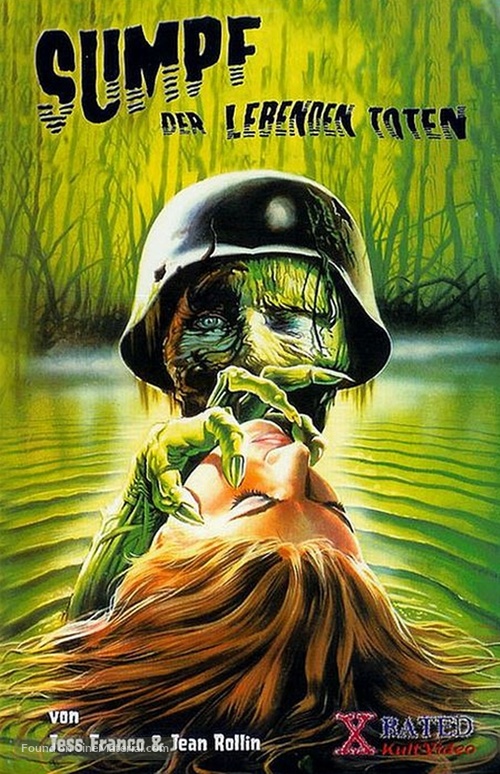 Le lac des morts vivants - German VHS movie cover