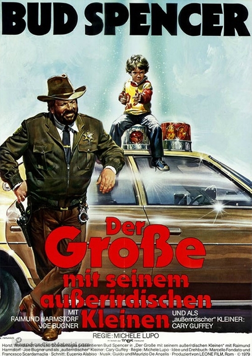 Uno sceriffo extraterrestre - poco extra e molto terrestre - German Movie Poster