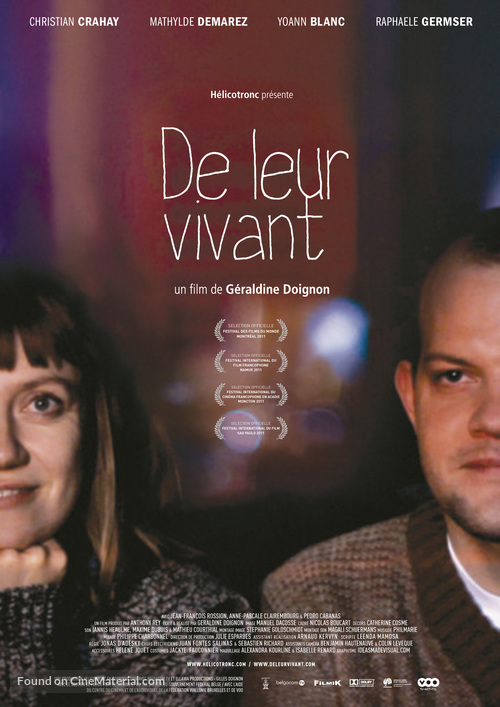 De leur vivant - Belgian Movie Poster