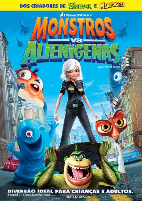 Monsters vs. Aliens - Brazilian Movie Cover