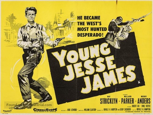 Young Jesse James - British Movie Poster