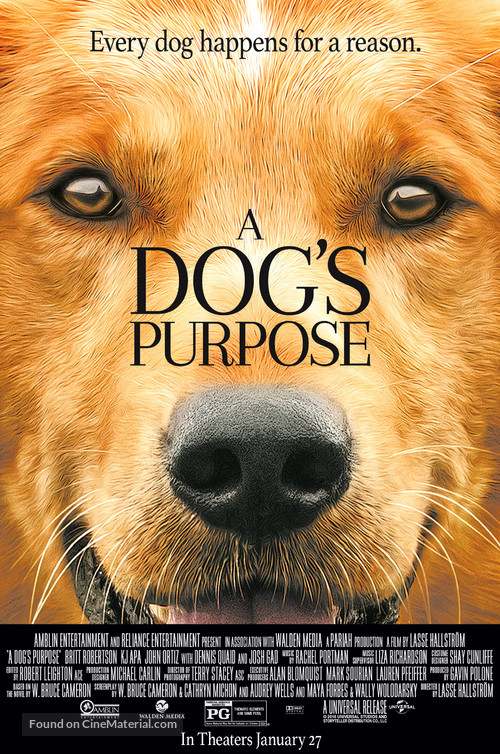 A Dog&#039;s Purpose - Movie Poster