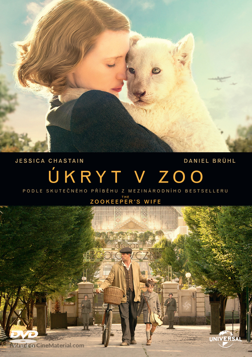 The Zookeeper&#039;s Wife - Czech DVD movie cover