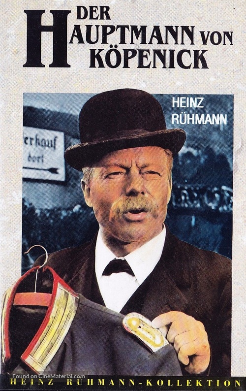 Hauptmann von K&ouml;penick, Der - German VHS movie cover