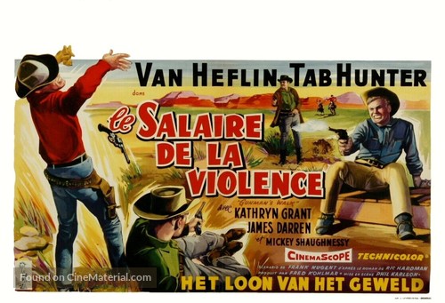 Gunman&#039;s Walk - Belgian Movie Poster