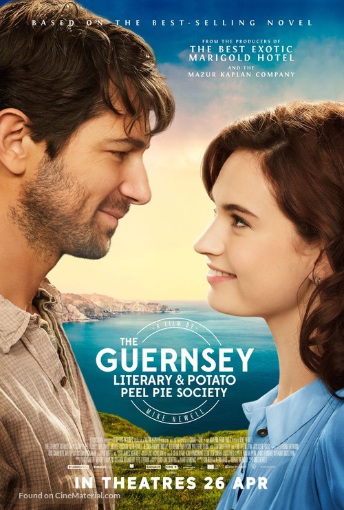 The Guernsey Literary and Potato Peel Pie Society - Singaporean Movie Poster