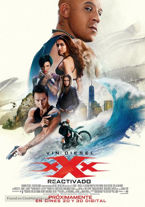 xXx: Return of Xander Cage - Argentinian Movie Poster