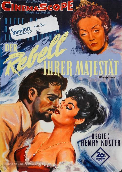 The Virgin Queen - German Movie Poster