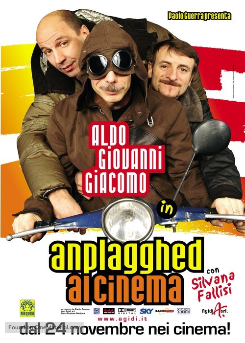 Anplagghed al cinema - Italian Movie Poster