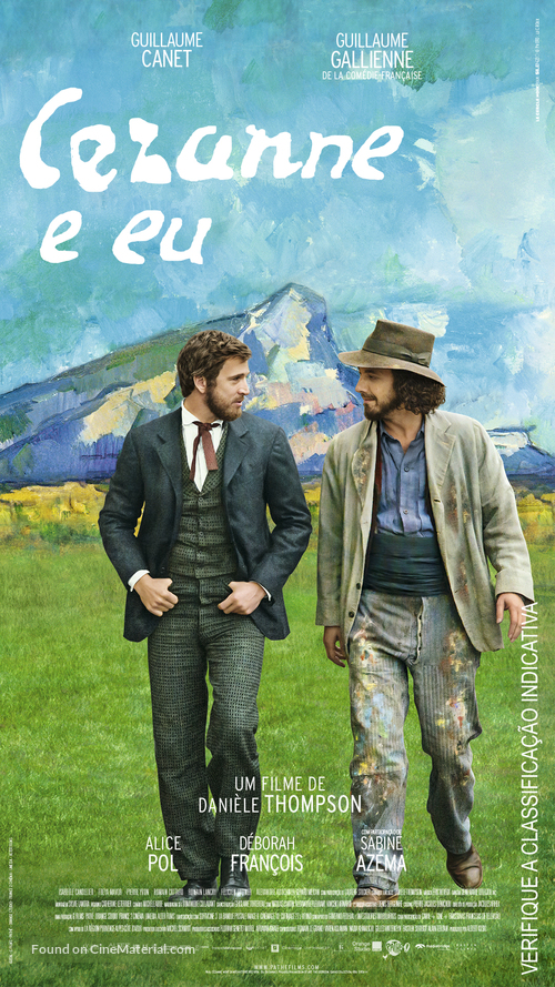 C&eacute;zanne et moi - Brazilian Movie Poster