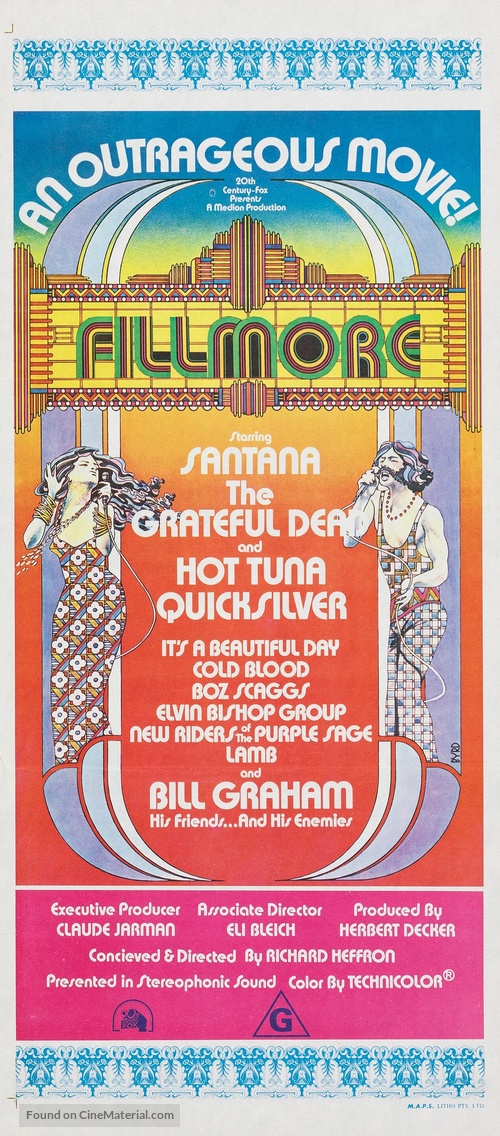 Fillmore - Australian Movie Poster