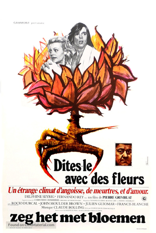 Dites-le avec des fleurs - Belgian Movie Poster