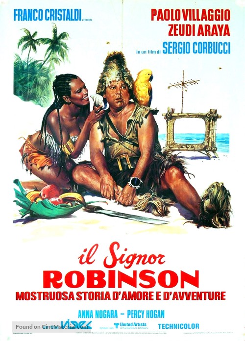Signor Robinson, mostruosa storia d&#039;amore e d&#039;avventure, Il - Italian Movie Poster
