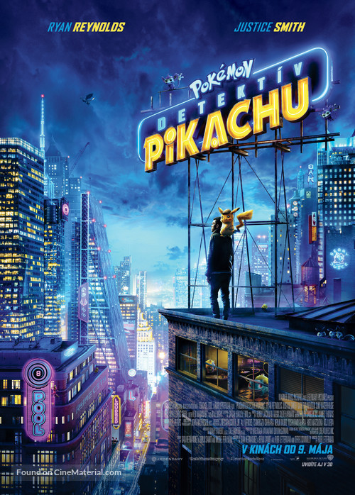 Pok&eacute;mon: Detective Pikachu - Slovak Movie Poster