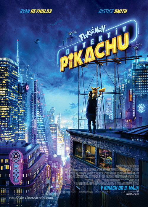 Pok&eacute;mon: Detective Pikachu - Slovak Movie Poster