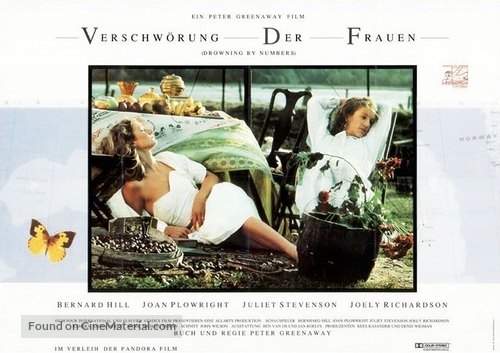 Drowning by Numbers - German Movie Poster