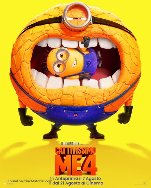 Despicable Me 4 - Italian Movie Poster