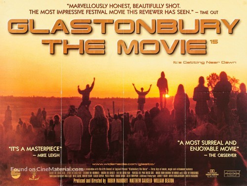 Glastonbury the Movie - British Movie Poster