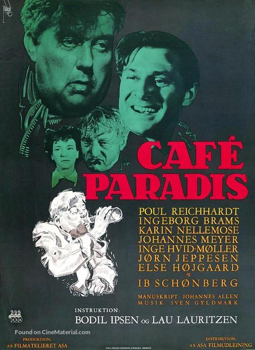 Caf&eacute; Paradis - Danish Movie Poster