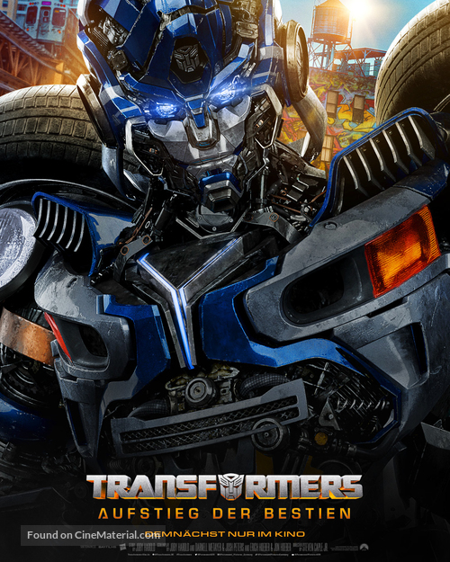 Transformers: Rise of the Beasts - German Movie Poster
