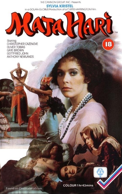 Mata Hari - British VHS movie cover