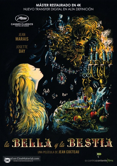 La belle et la b&ecirc;te - Spanish Movie Cover