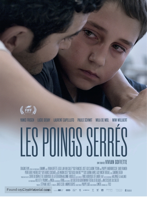 Les poings serr&eacute;s - Belgian Movie Poster