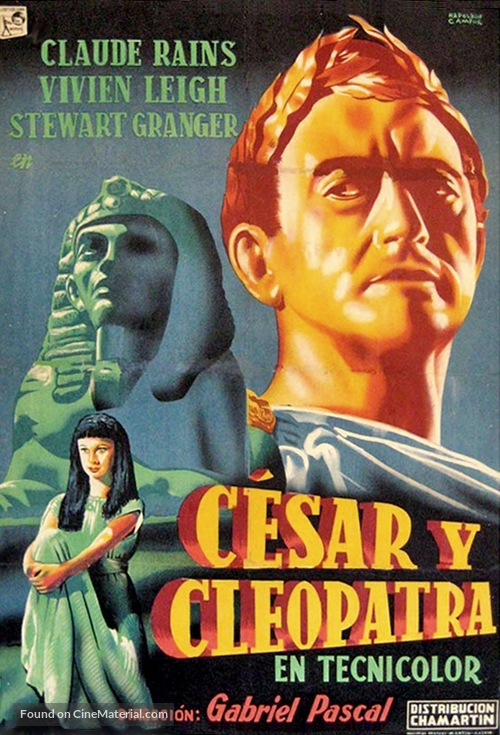 Caesar and Cleopatra - Spanish Movie Poster